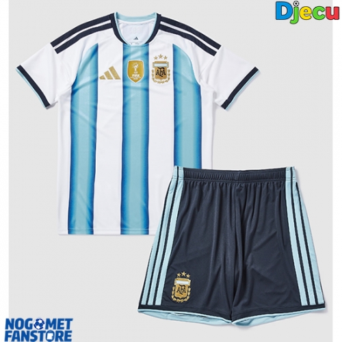 Argentina Domaci Dres za djecu SP 2026 Kratak Rukav (+ Kratke hlače)